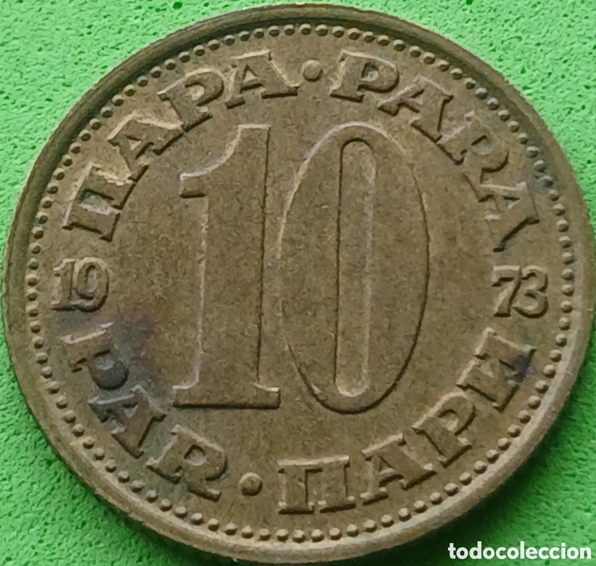 Monedas antiguas de Europa: Yugoslavia 10 para 1973 km#44