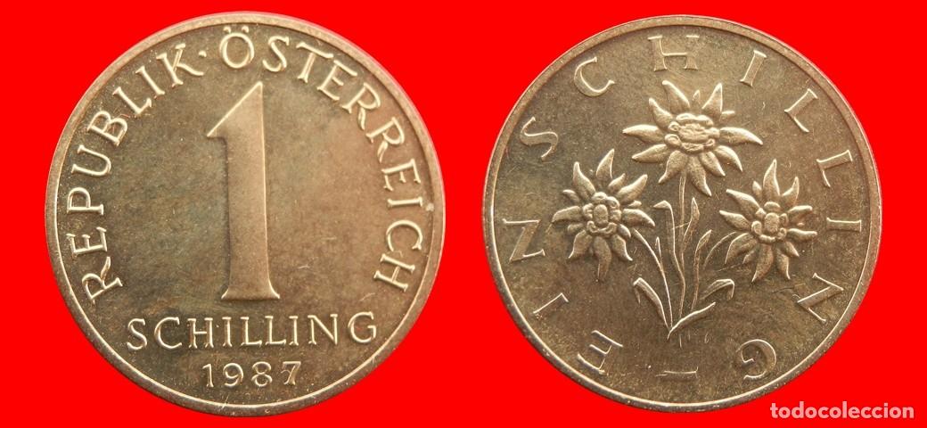 Monedas antiguas de Europa: 1 CHELIN SCHILLING 1987 SIN CIRCULAR AUSTRIA-9592SC