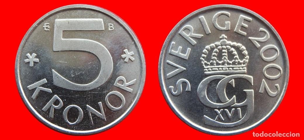 Monedas antiguas de Europa: 5 CORONAS 2002 SIN CIRCULAR SUECIA-9599SC