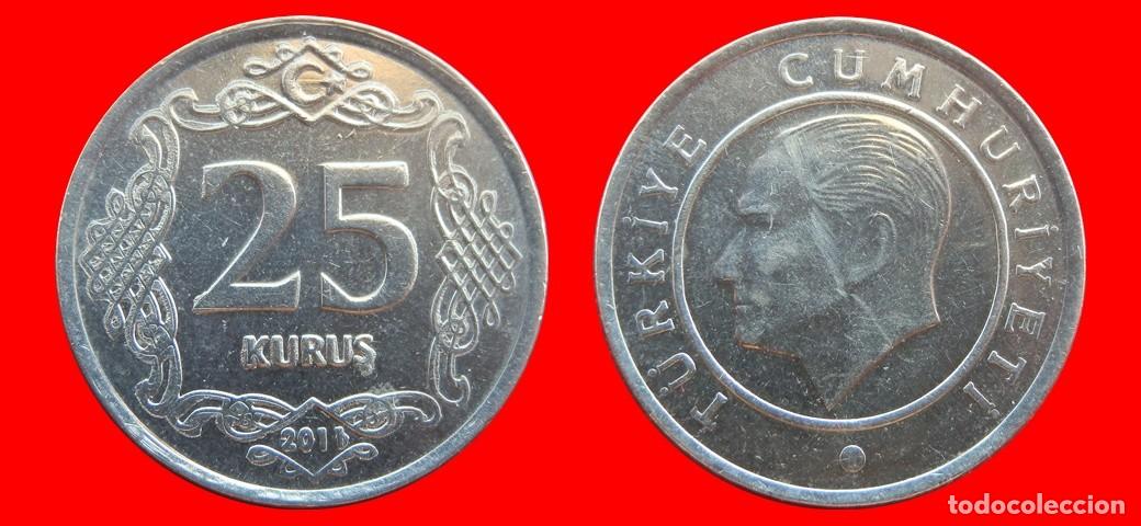 Monedas antiguas de Europa: 25 KURUS 2011 TURQUIA-154240