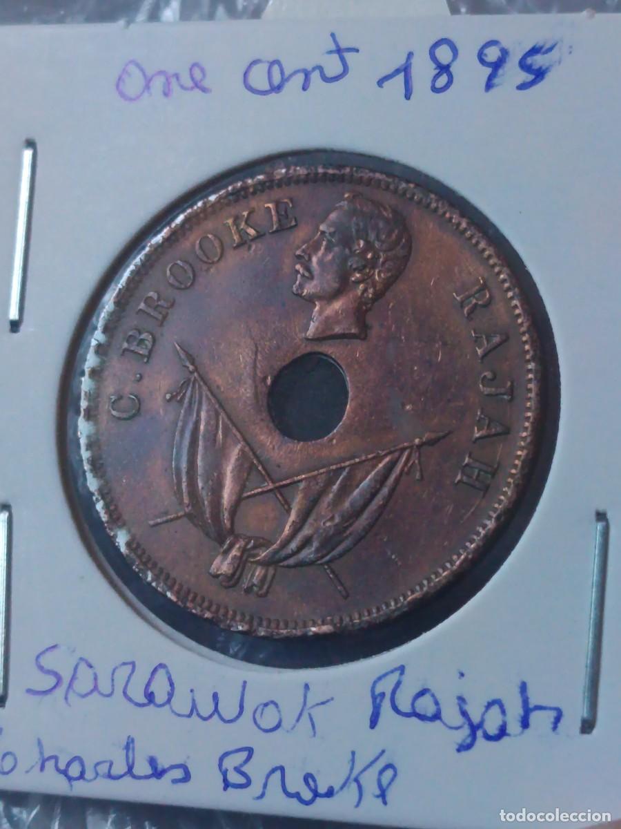 Monedas antiguas de Europa: Monedas One cent Sarawak Rajah 1895