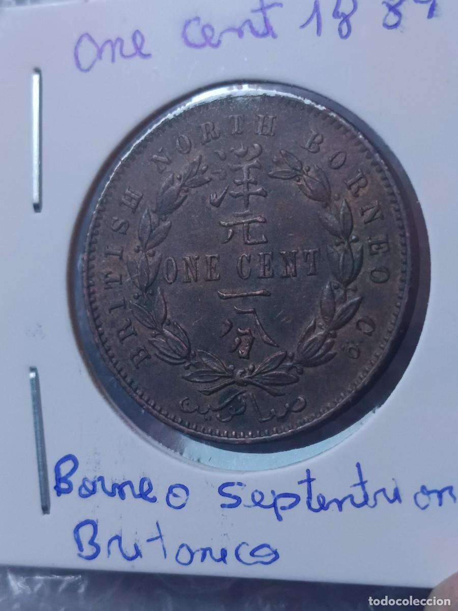 Monedas antiguas de Europa: Monedas One cent 1889 Berneo septentrional britanico