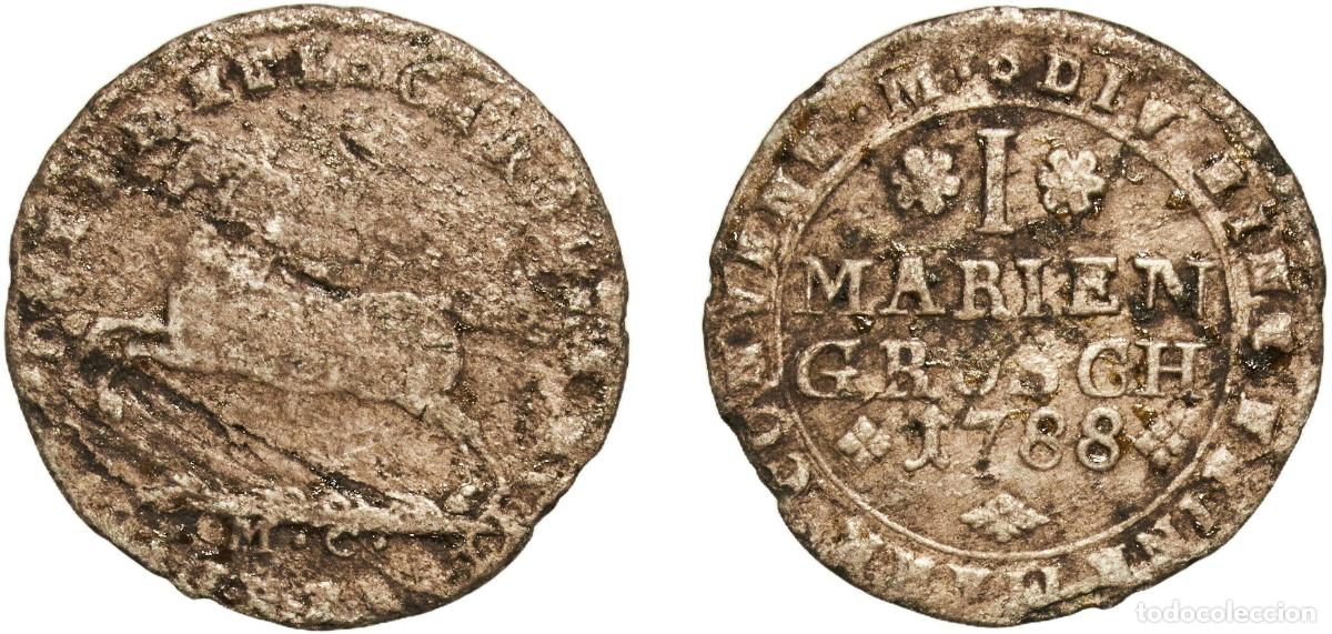 Monedas antiguas de Europa: Germany Principality of Brunswick-Wolfenb&uuml;ttel German states 1788 MC 1 Mariengroschen - Charles Wil