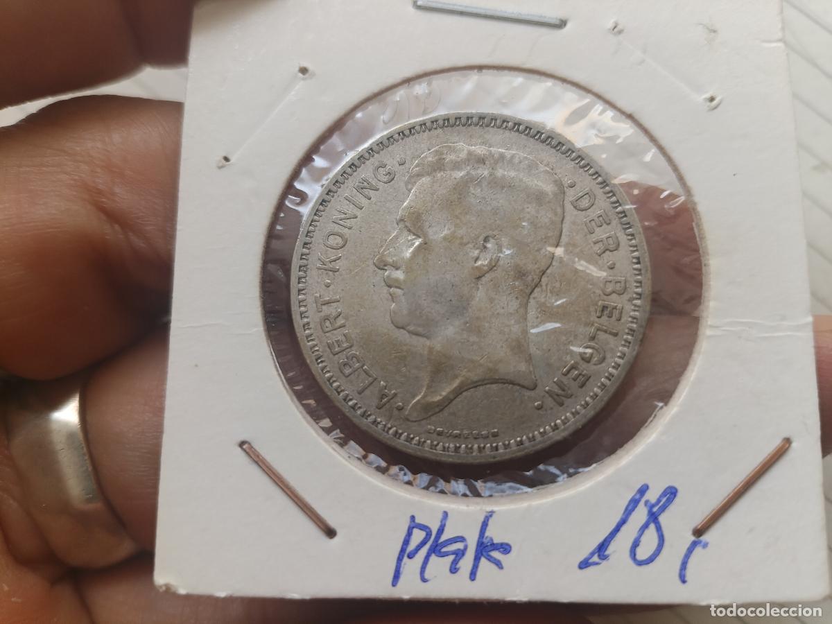 Monedas antiguas de Europa: 20 FRANCS DE LEOPOLD III. 1934, B&Eacute;LGICA, PLATA