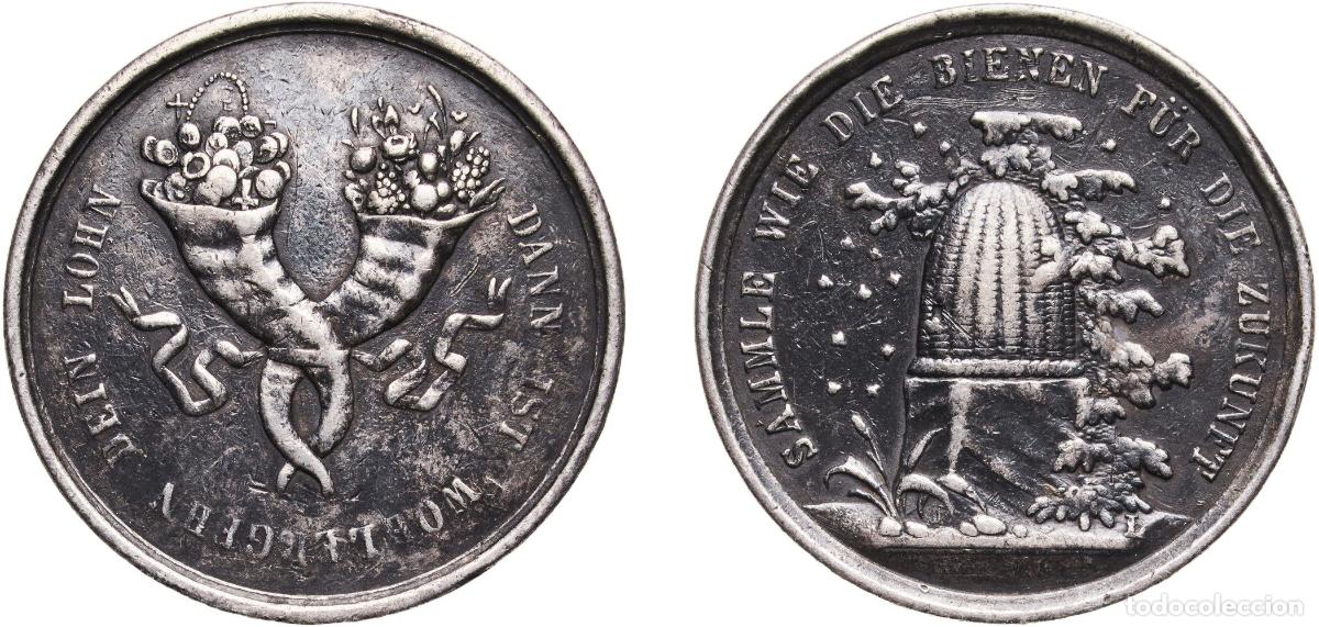 Monedas antiguas de Europa: Germany ND Medal - Sammle wie die Bienen f&uuml;r die Zukunft Silver 8.81g VF