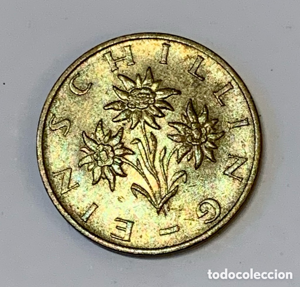 Monedas antiguas de Europa: Moneda. Republik Osterreich. 1 Schilling 1986.