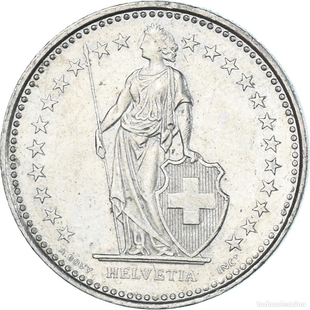 Monedas antiguas de Europa: [#1325523] Moneda, Suiza, 1/2 Franc, 1987
