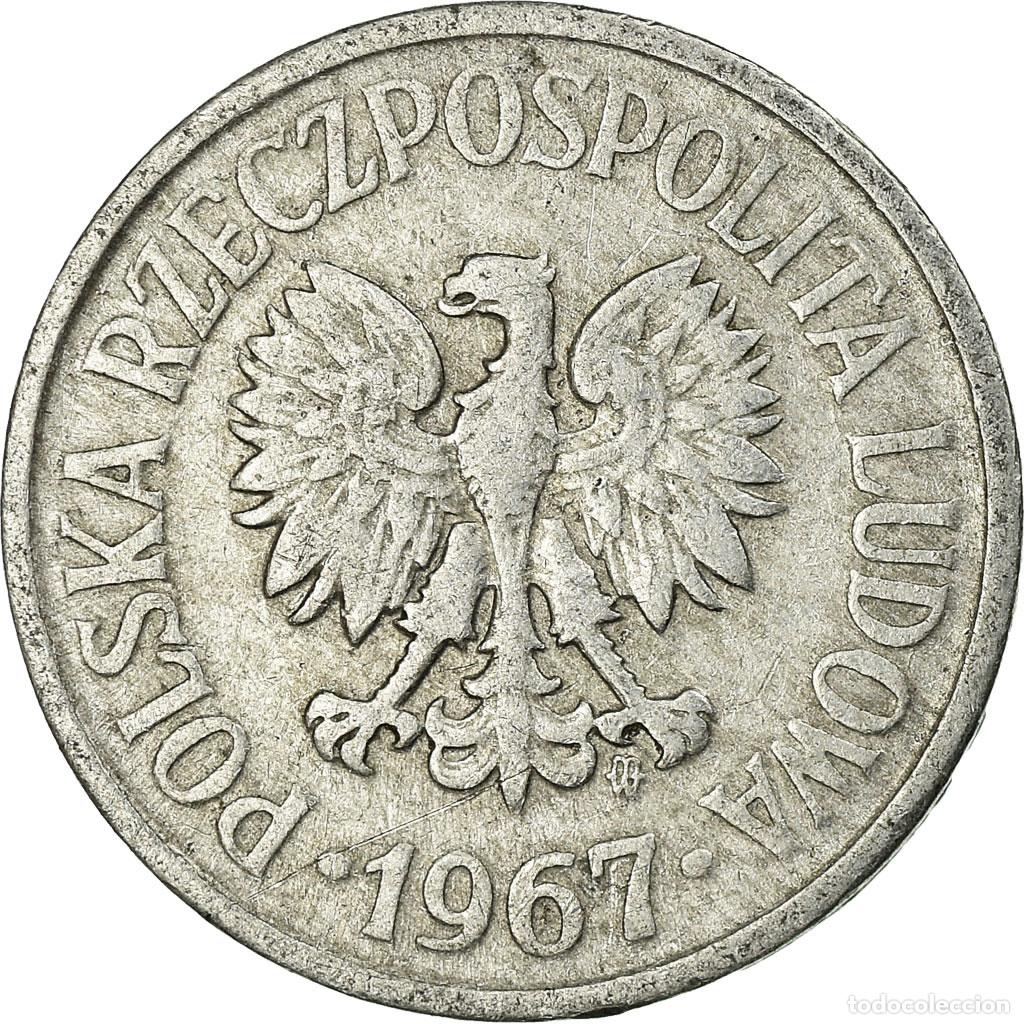 Monedas antiguas de Europa: [#734553] Moneda, Polonia, 20 Groszy, 1967, Warsaw, BC+, Aluminio, KM:A47