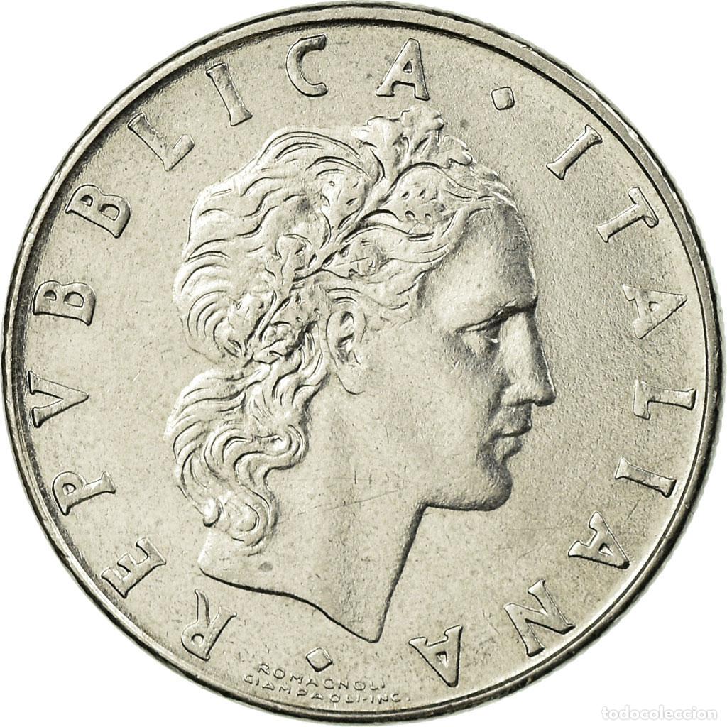 Monedas antiguas de Europa: [#727581] Moneda, Italia, 50 Lire, 1976, Rome, EBC, Acero inoxidable, KM:95.1