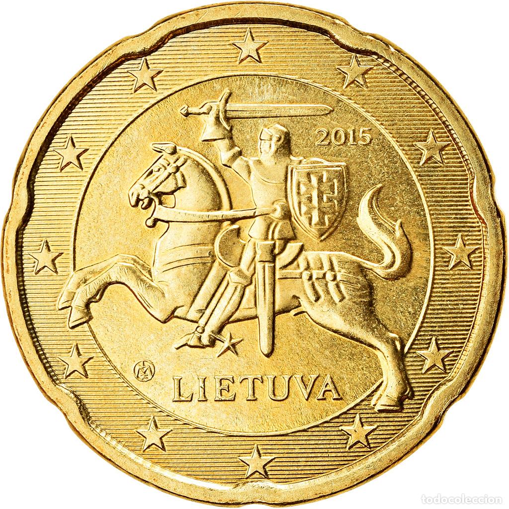 Monedas antiguas de Europa: [#766249] Lituania, 20 Euro Cent, 2015, SC, Lat&oacute;n