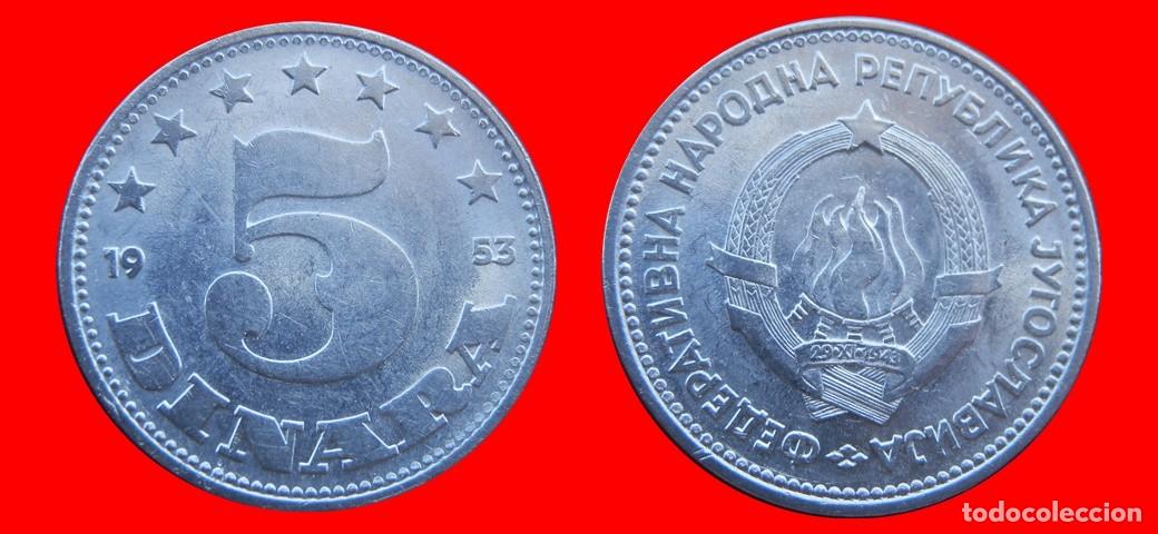 Monedas antiguas de Europa: 5 DINARES 1953 YUGOSLAVIA-154252