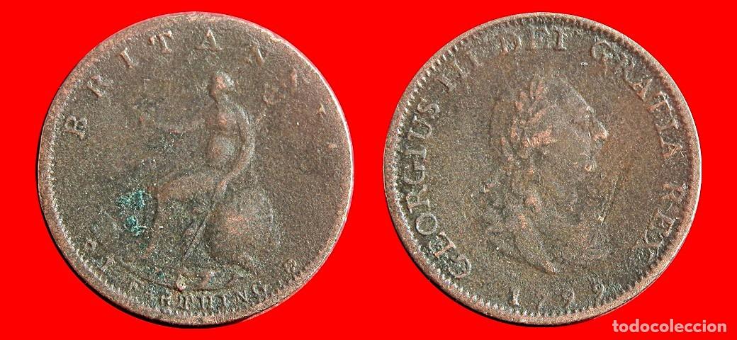 Monedas antiguas de Europa: 1 FARTHING 1799 INGLATERRA REINO UNIDO-154270