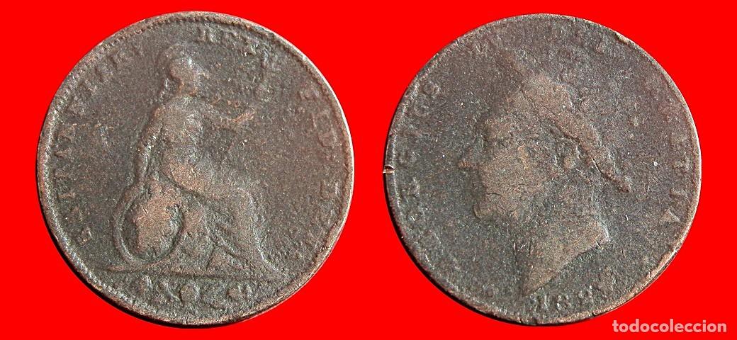 Monedas antiguas de Europa: 1 FARTHING 1829 INGLATERRA REINO UNIDO-154272