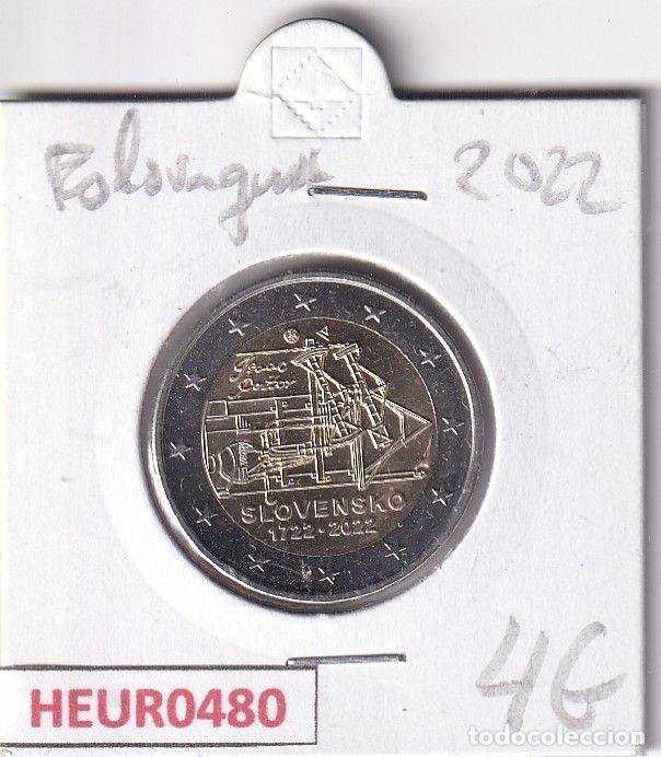 Monedas antiguas de Europa: HEUR0480 MONEDA ESLOVAQUIA 2 EUROS 2022 (M&aacute;quina de vapor)