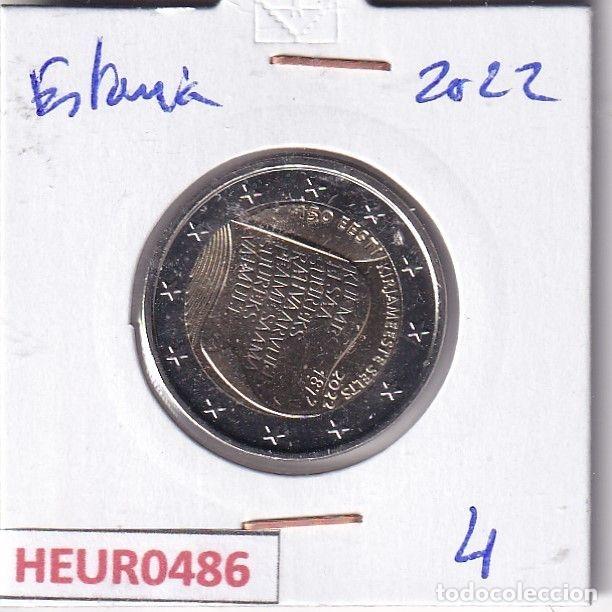 Monedas antiguas de Europa: HEUR0486 MONEDA ESTONIA 2 EUROS 2022 (Literatos de Estonia)