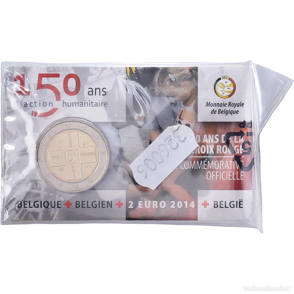 Monedas antiguas de Europa: [#1545438] B&eacute;lgica, 2 Euro, 150 ans de la Croix Rouge, BU, 2014, Monnaie royale de