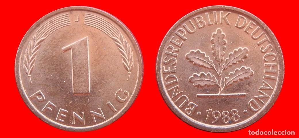 Monedas antiguas de Europa: 1 PFENNIG 1988-J BRD ALEMANIA-154278