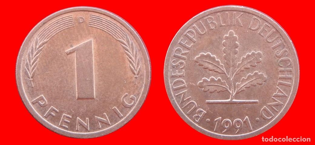 Monedas antiguas de Europa: 1 PFENNIG 1991-D BRD ALEMANIA-154288