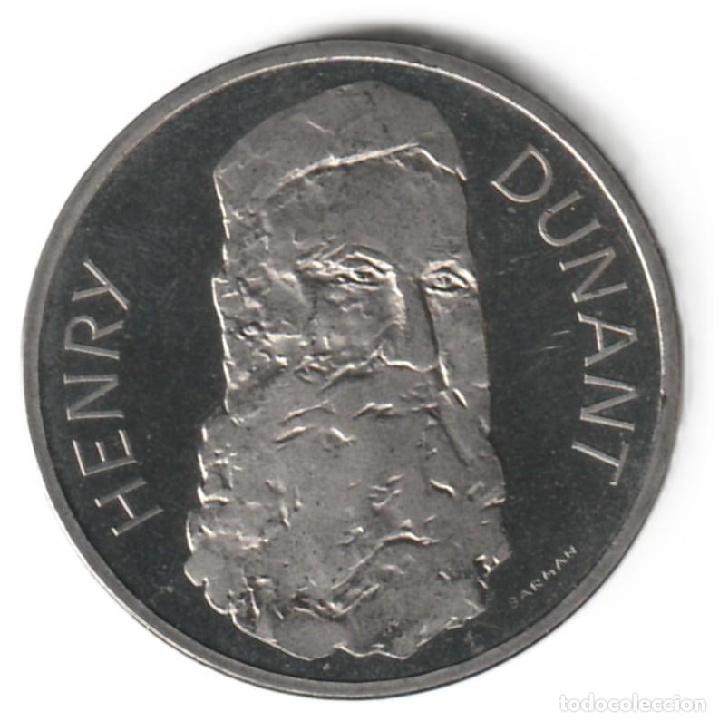 Monedas antiguas de Europa: Suiza 5 francos 1978 , Henry Dunant, KM# 56