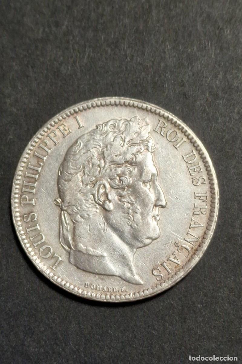 Monedas antiguas de Europa: 5 FRANCOS FRANCESES 1831 DE LUIS PHILIPPE I DE PLATA 900 MUY BUEN ESTADO DE CONSERVACION