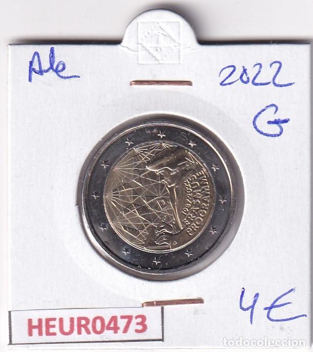 Monedas antiguas de Europa: HEUR0473 MONEDA ALEMANIA 2 EUROS 2022 Letra G (Programa Erasmus)