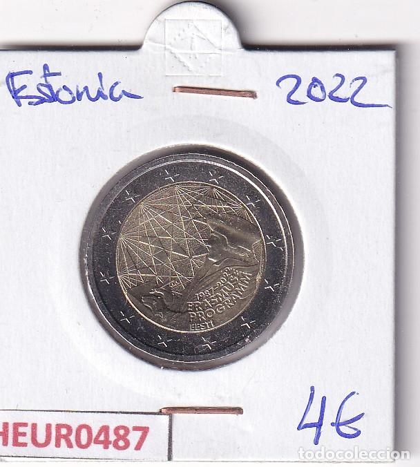 Monedas antiguas de Europa: HEUR0487 MONEDA ESTONIA 2 EUROS 2022 (Programa Erasmus)