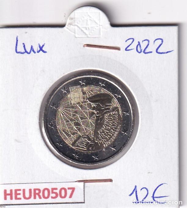 Monedas antiguas de Europa: HEUR0507 MONEDA LUXEMBURGO 2 EUROS 2022 (Programa Erasmus)