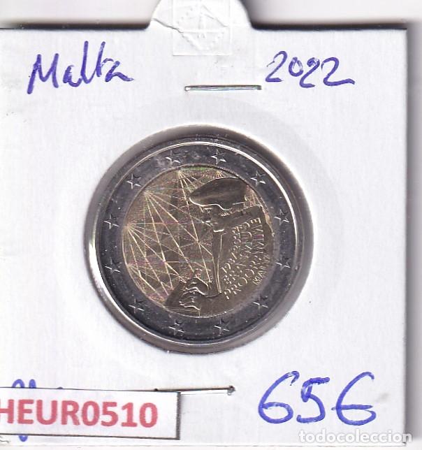 Monedas antiguas de Europa: HEUR0510 MONEDA MALTA 2 EUROS 2022 (Programa Erasmus)