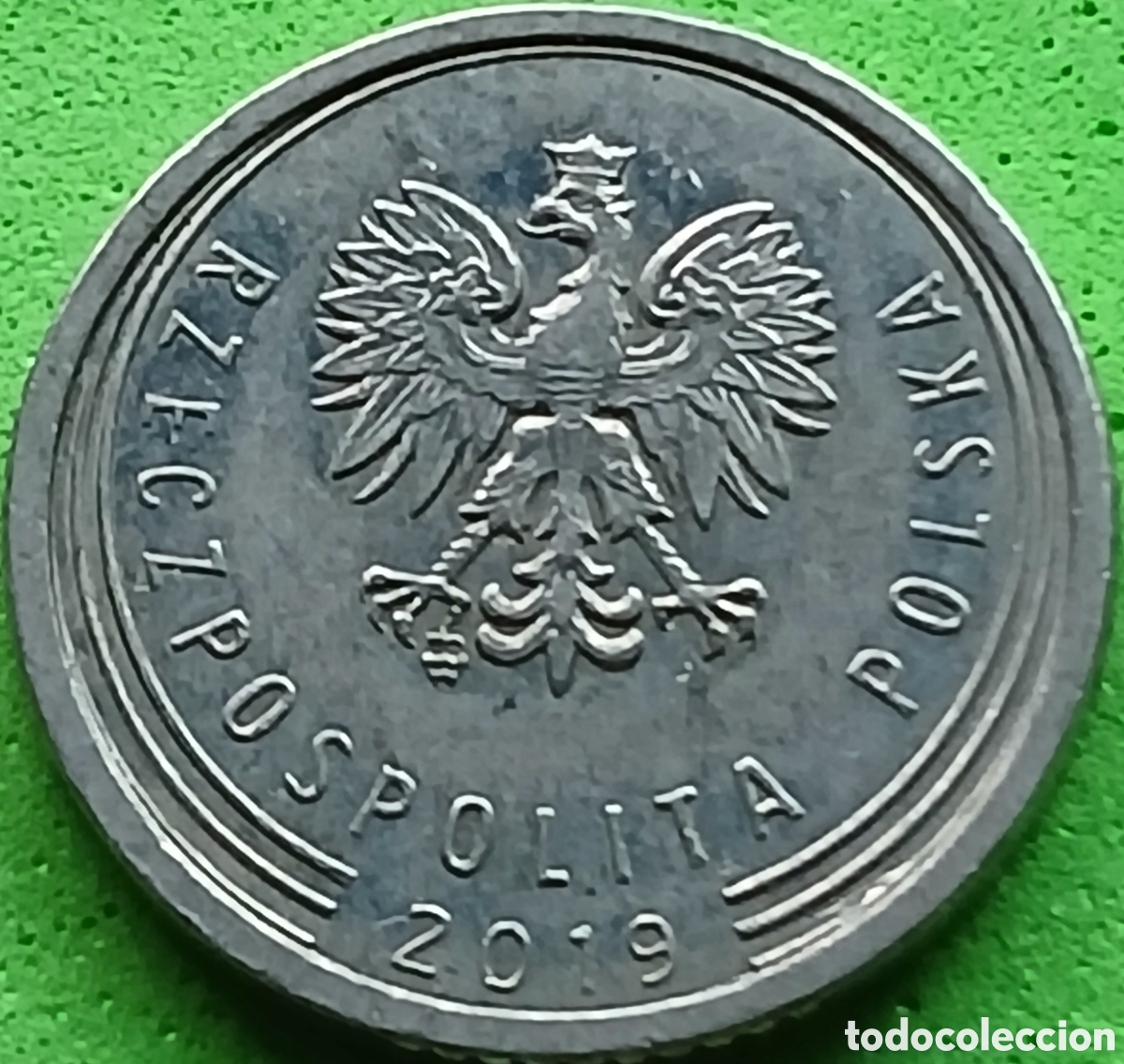 Monedas antiguas de Europa: Polonia 10 groszy 2019 Y#971 no magn&eacute;tica