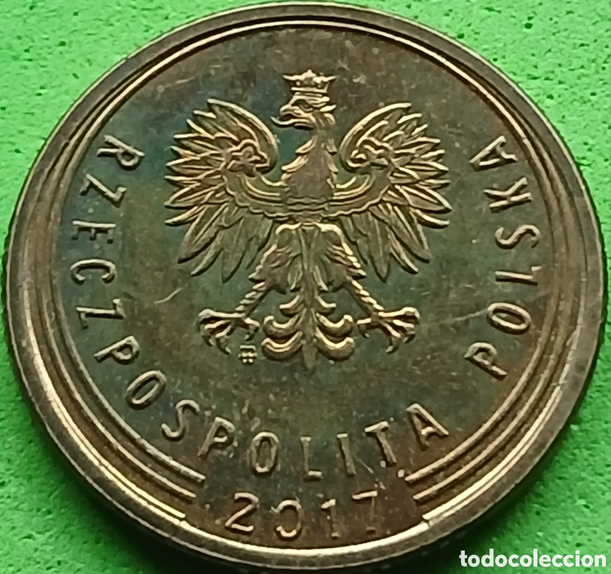 Monedas antiguas de Europa: Polonia 5 groszy 2017 UC#6
