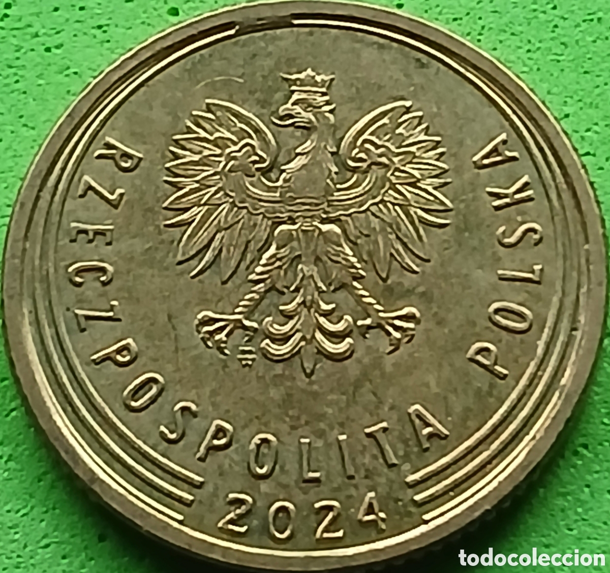 Monedas antiguas de Europa: Polonia 5 groszy 2024 UC#6