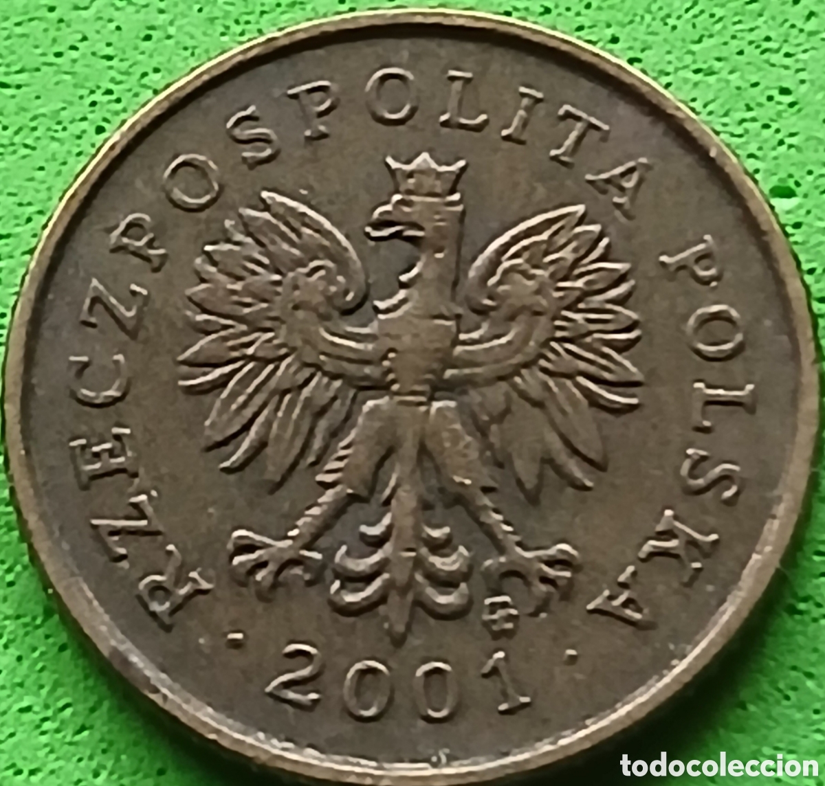 Monedas antiguas de Europa: Polonia 1 grosz 2001 Y#276