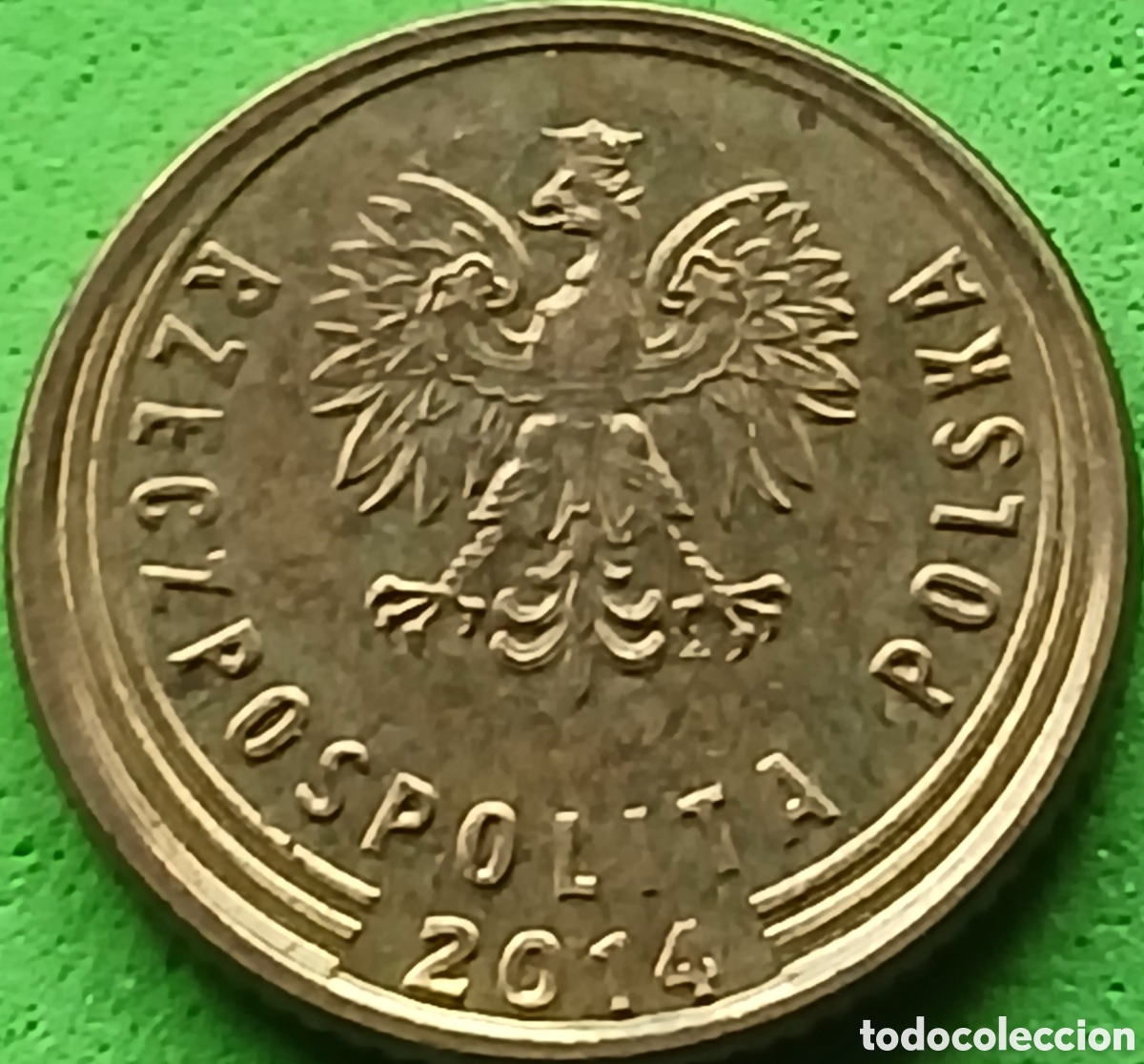 Monete antiche di Europa: Polonia 1 grosz 2014 Y#923