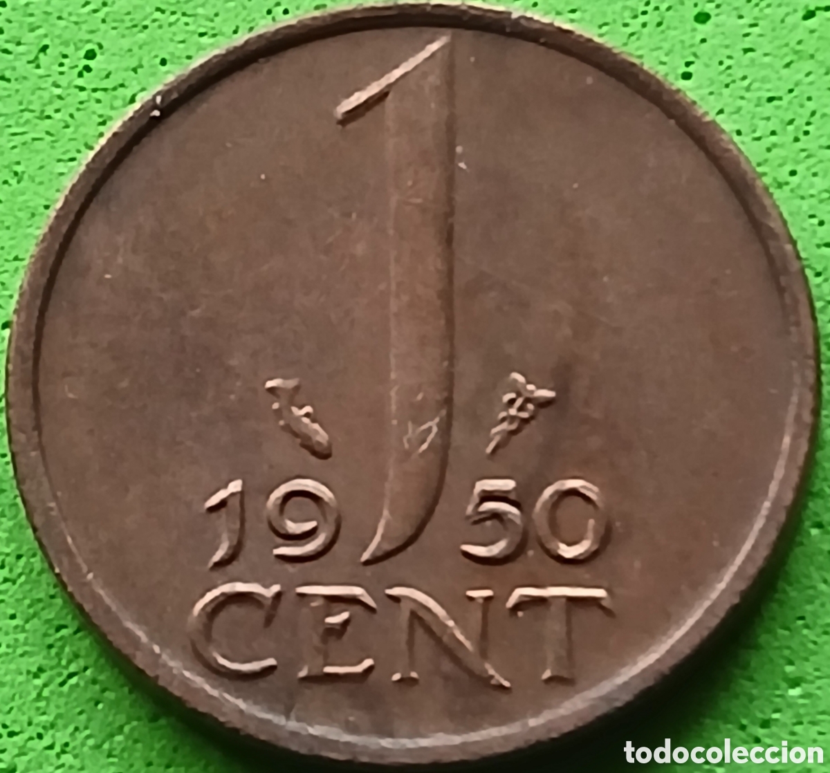 Monedas antiguas de Europa: Pa&iacute;ses Bajos 1 cent 1950 km#180