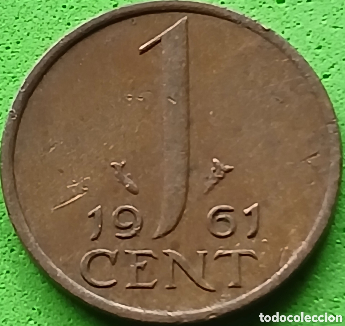 Monedas antiguas de Europa: Pa&iacute;ses Bajos 1 cent 1961 km#180