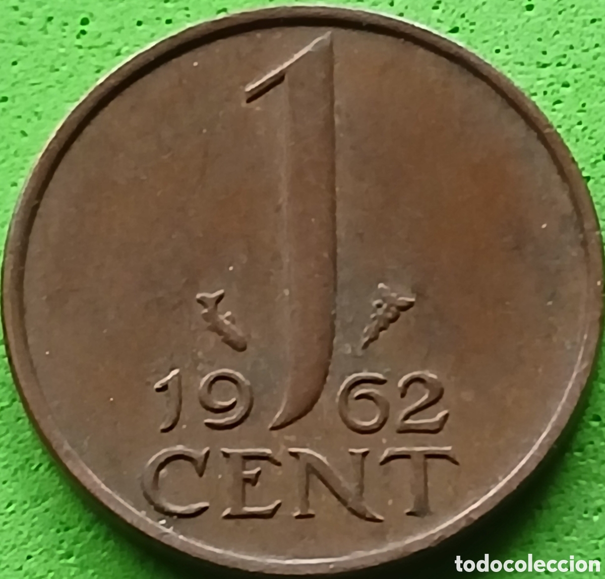 Monedas antiguas de Europa: Pa&iacute;ses Bajos 1 cent 1962 km#180