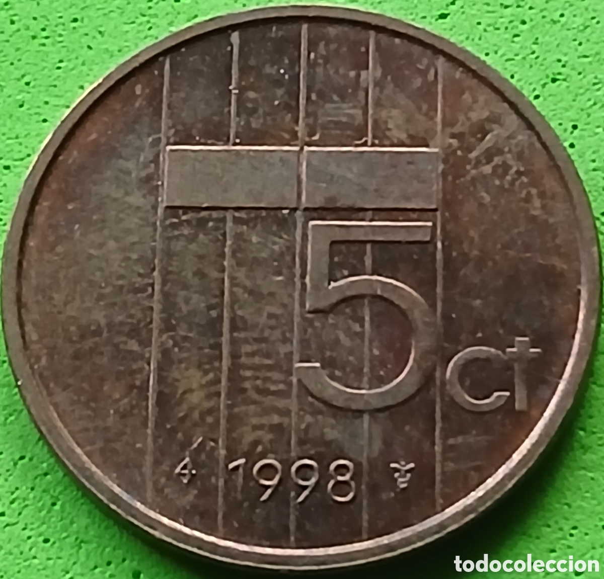 Monedas antiguas de Europa: Pa&iacute;ses Bajos 5 cent 1998 km#202