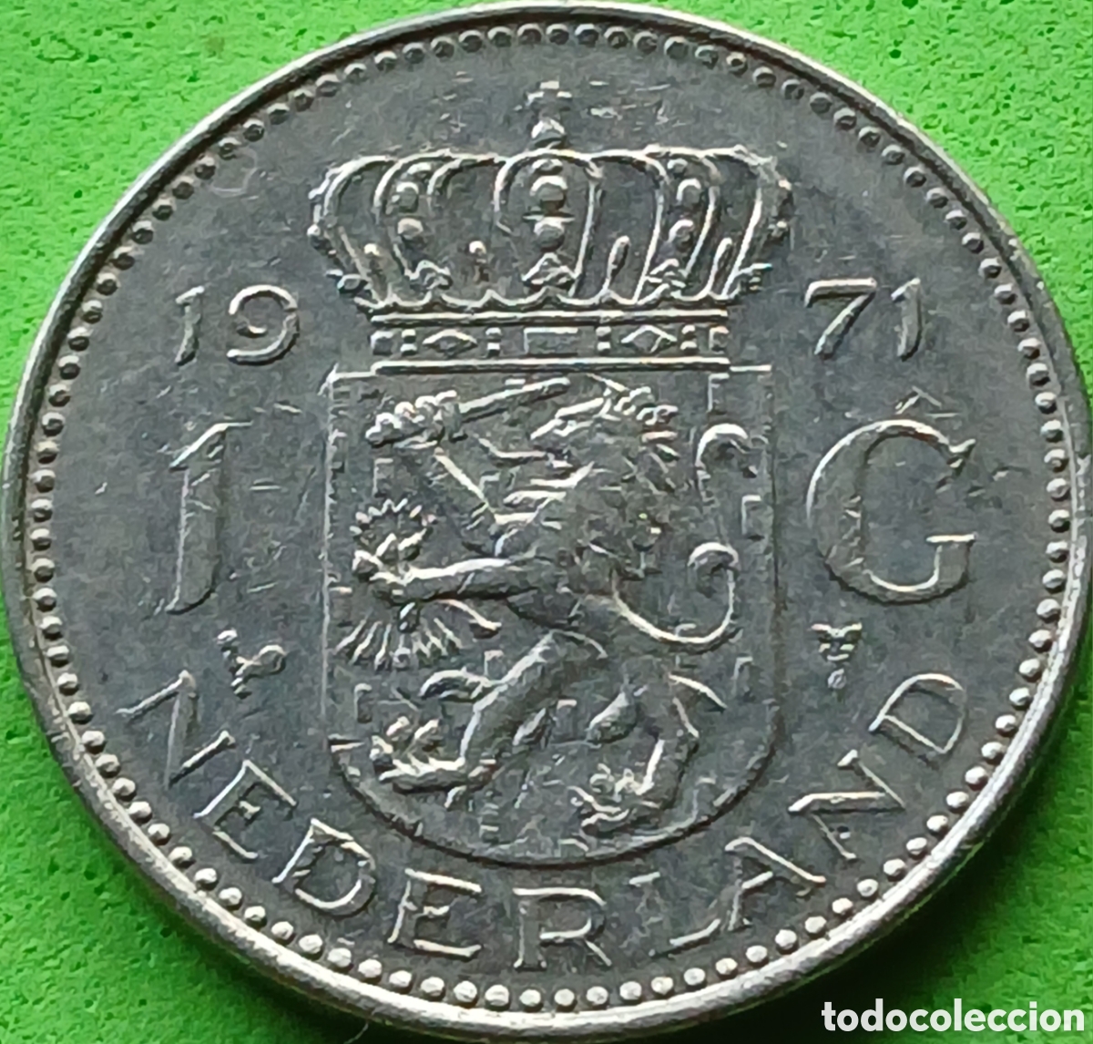 Monedas antiguas de Europa: Pa&iacute;ses Bajos 1 gulden 1971 km#184a