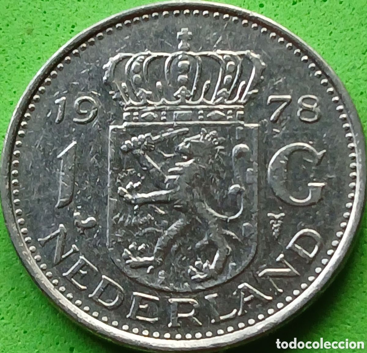 Monedas antiguas de Europa: Pa&iacute;ses Bajos 1 gulden 1978 km#184a