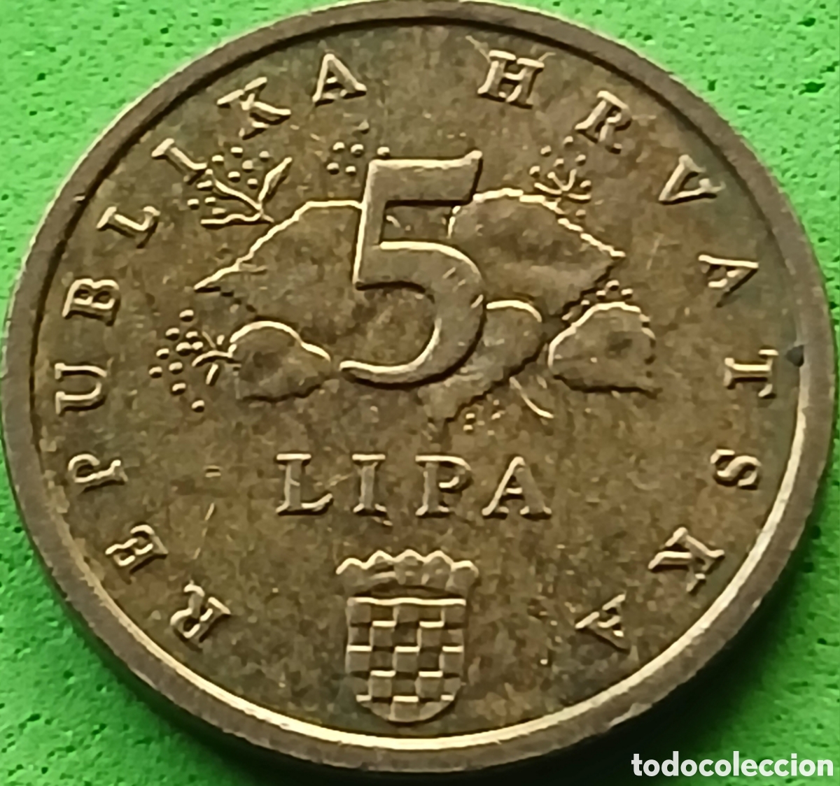 Monedas antiguas de Europa: Croacia 5 lipa 2015 km#5