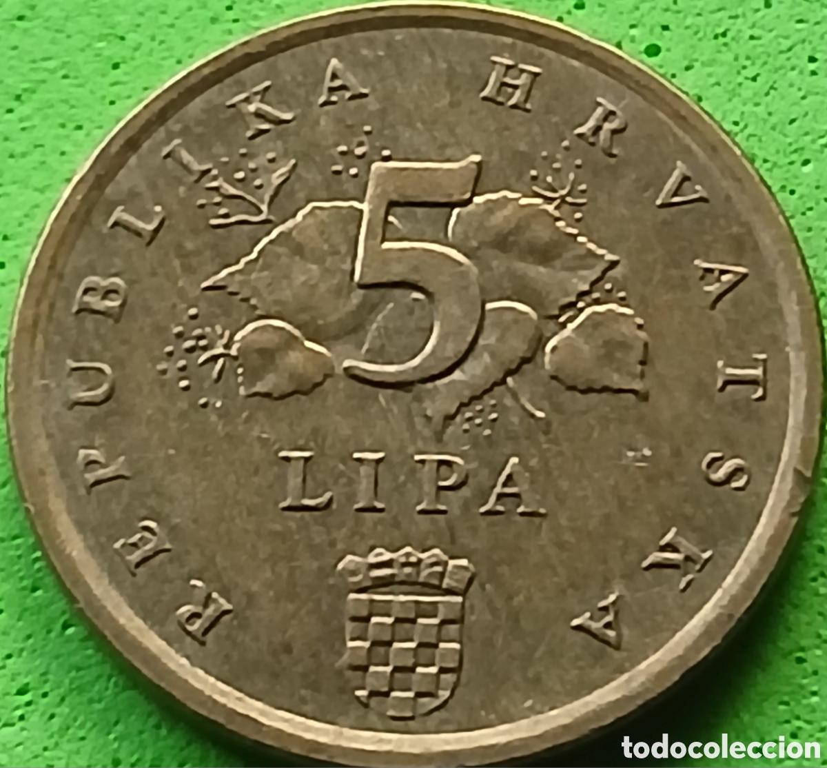 Monedas antiguas de Europa: Croacia 5 lipa 1997 km#5