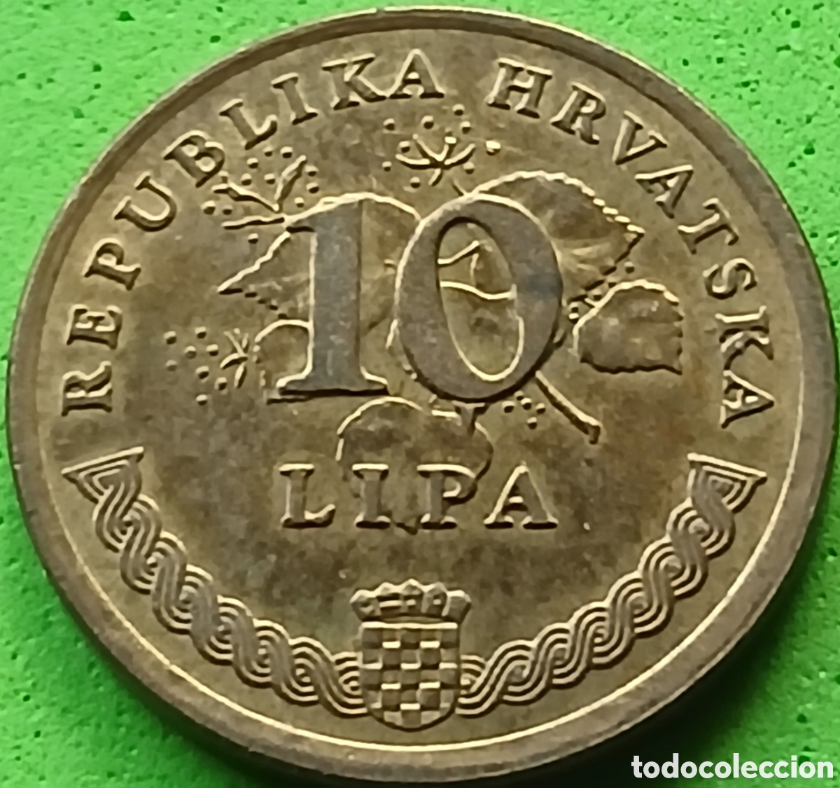 Monedas antiguas de Europa: Croacia 10 lipa 1997 km#6