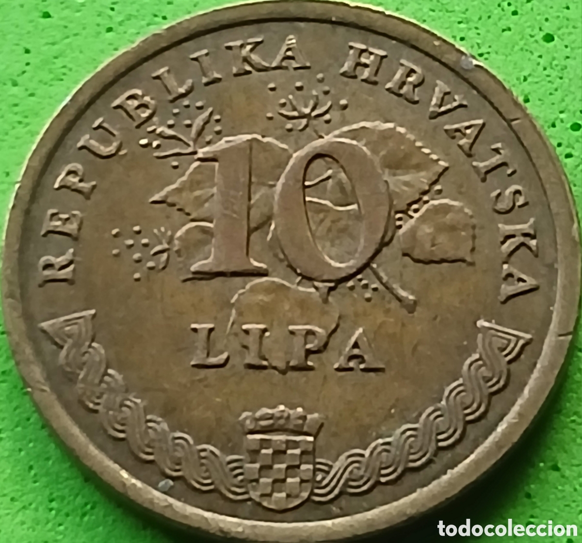 Monedas antiguas de Europa: Croacia 10 lipa 1999 km#6