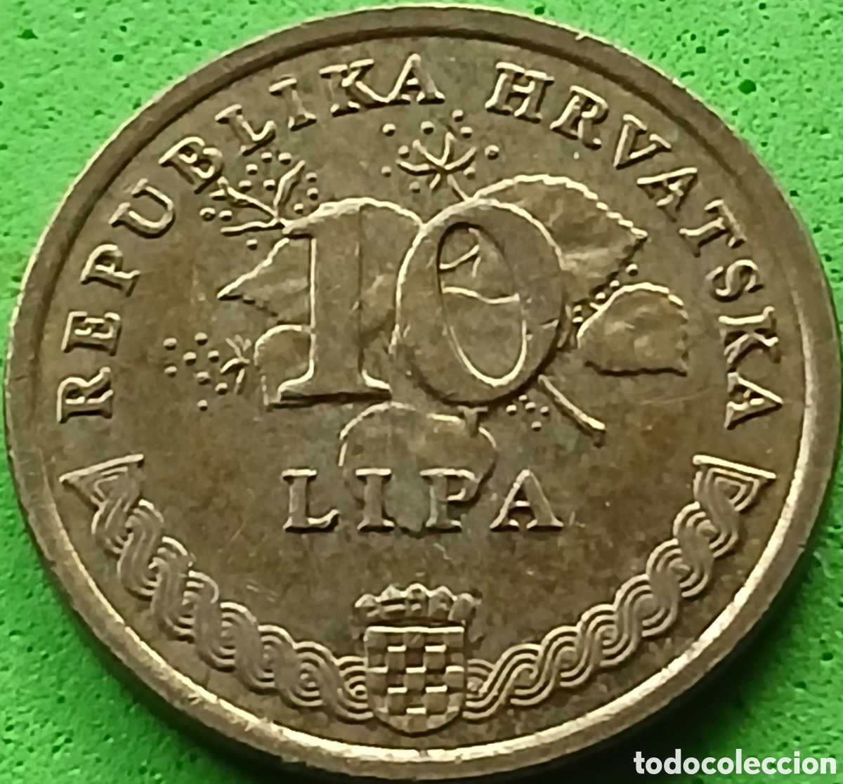 Monedas antiguas de Europa: Croacia 10 lipa 2007 km#6