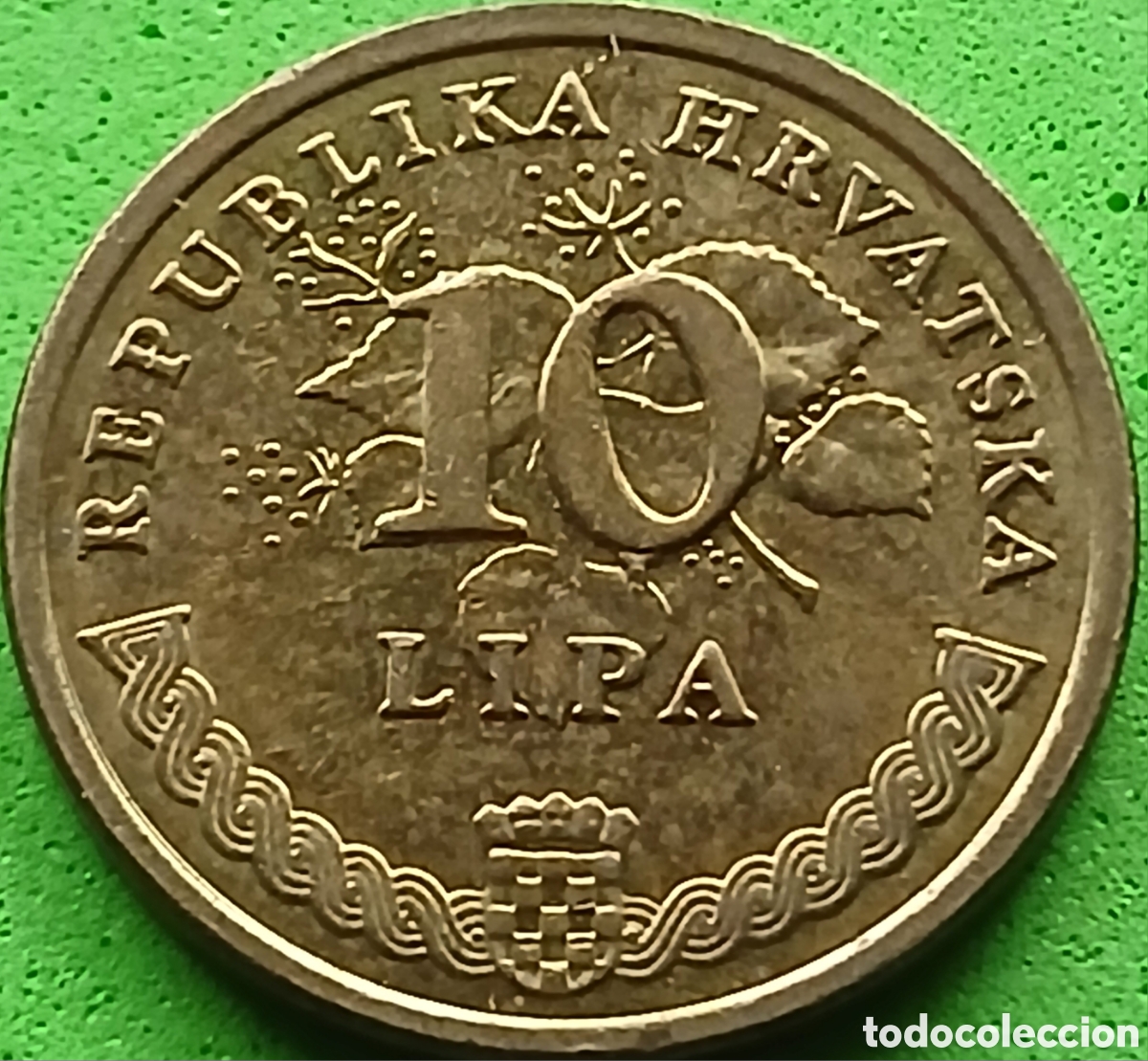Monedas antiguas de Europa: Croacia 10 lipa 2015 km#6