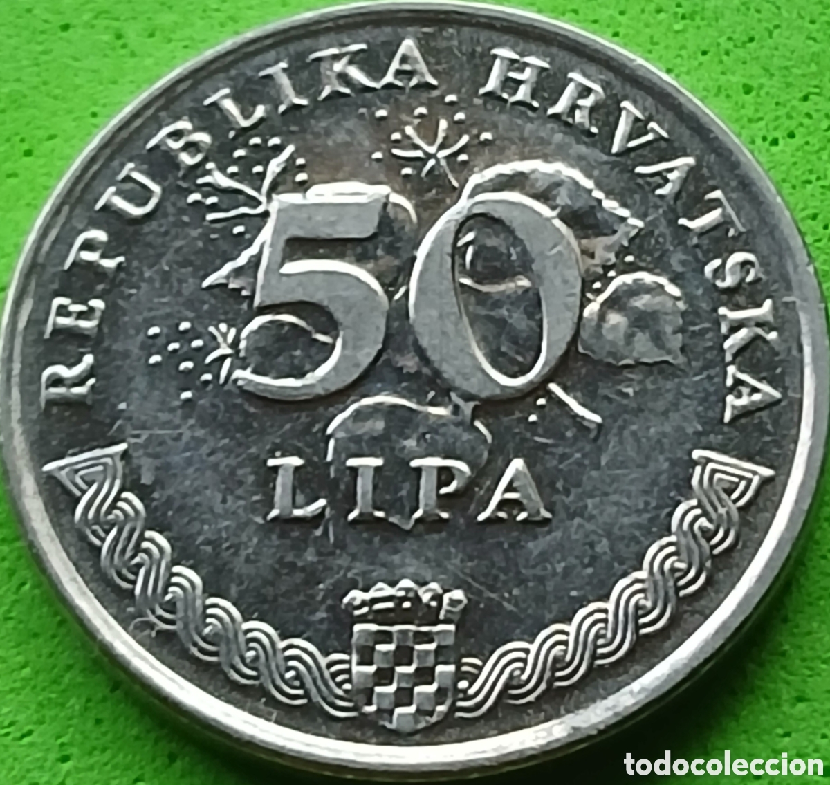 Monedas antiguas de Europa: Croacia 50 lipa 1993 km#8