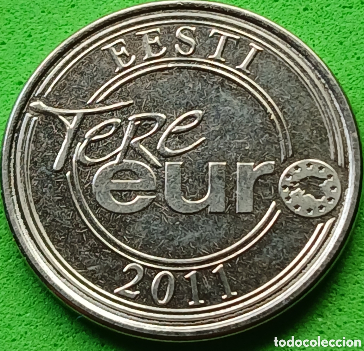 Monedas antiguas de Europa: Estonia medalla Tere Euro 2011 N#26917