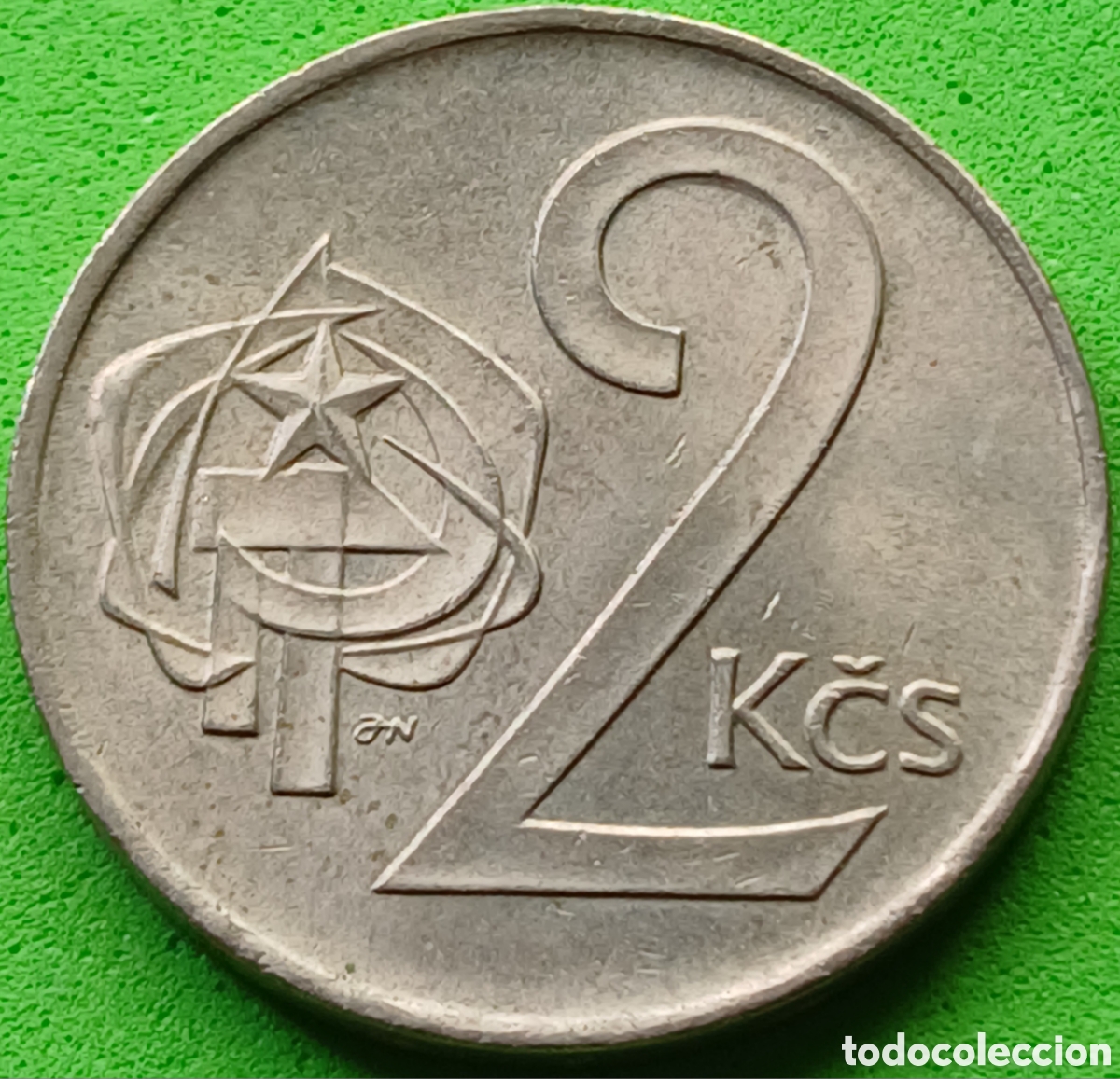 Monedas antiguas de Europa: Checoslovaquia 2 coronas 1985 km#75