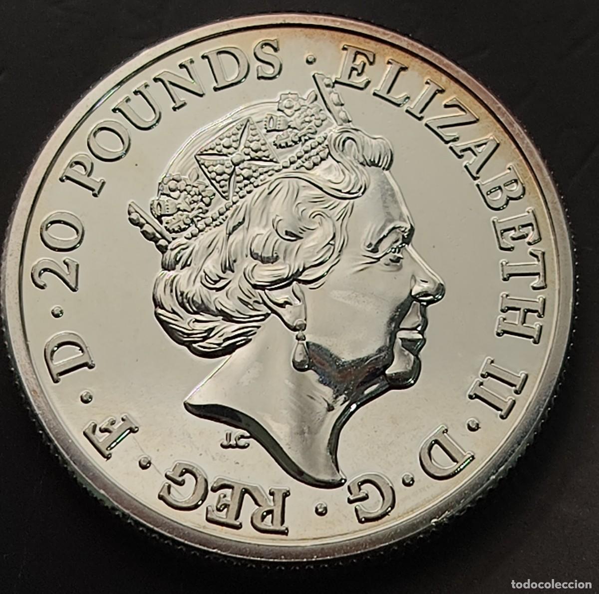 Monedas antiguas de Europa: GRAN BRETA&Ntilde;A A&Ntilde;O 2016 , 20 LIBRAS PLATA (999) &rdquo; NAVIDAD 2016 &rdquo;