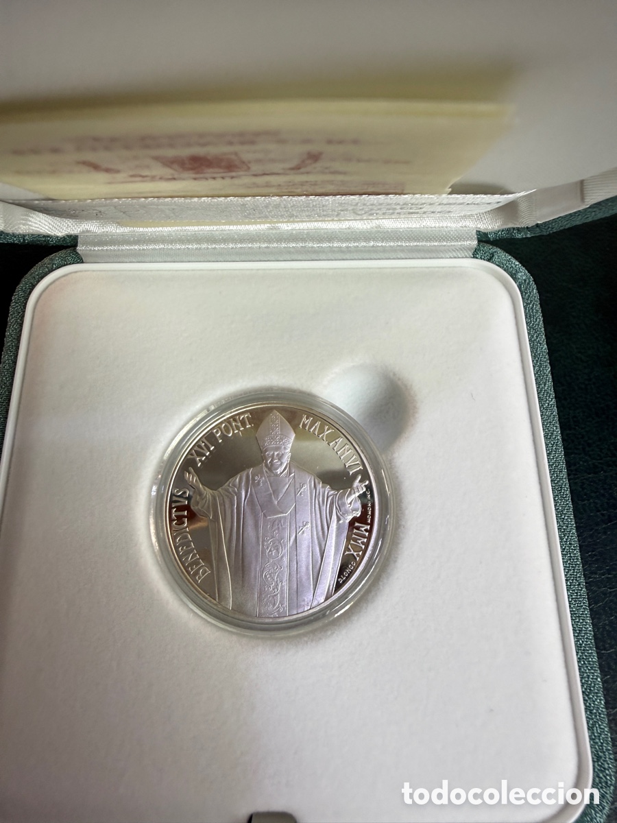 Monedas antiguas de Europa: 2010 - 5 euros VATICANO D&iacute;a de Emigrantes y Refugiados proof PLATA